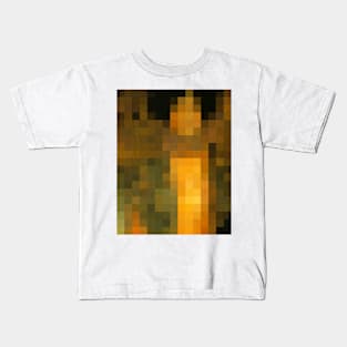 pixel klimt Kids T-Shirt